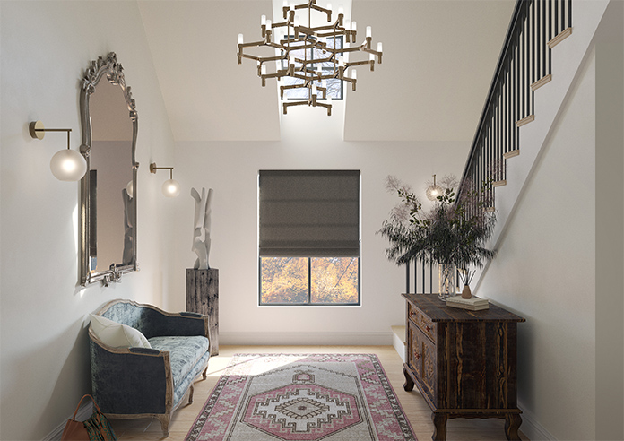 Erin, Pewter - Twist&Fit Roman Blind - Image 9